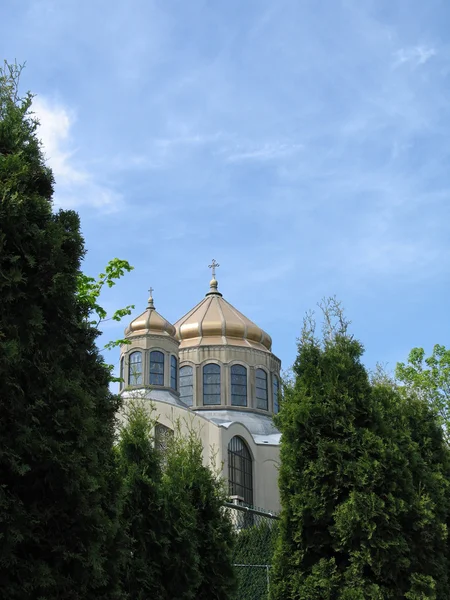 Top van kathedraal buitenkant — Stockfoto