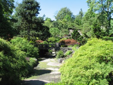 Manikürlü Park ve yol