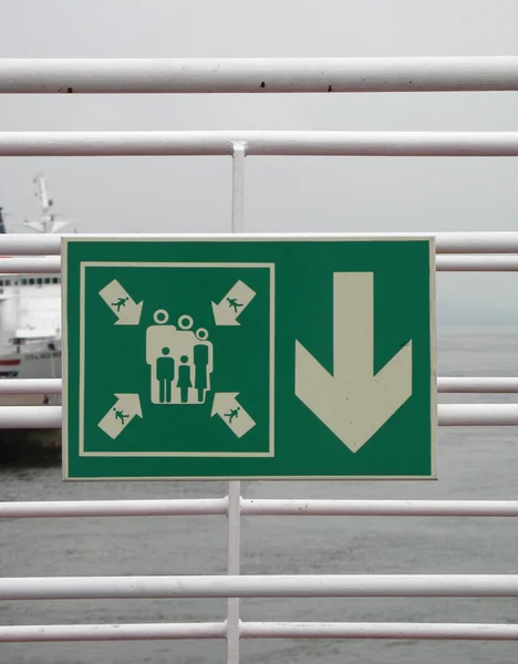 Ferry Passenger Sign — Stock Photo, Image