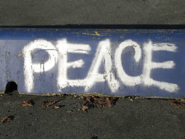 Graffiti de paz — Foto de Stock