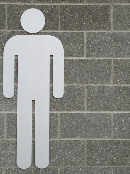 Men's Restroom Sign — Stock Photo, Image