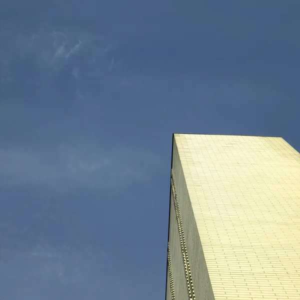 Gold brick building — Stock Photo, Image