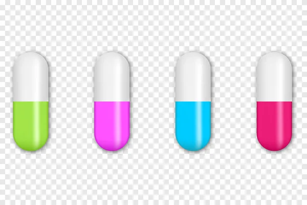 Pilule de capsule médicale — Image vectorielle