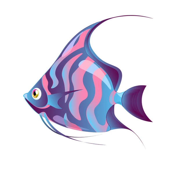 Vektor ikan warna laut - Stok Vektor