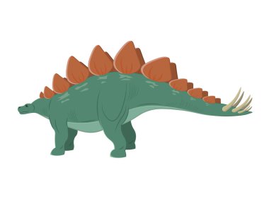 Dinozorlar çizgi film vektörü.