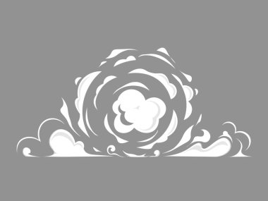 Çizgi film dumanı. Vektör