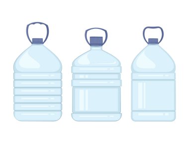 Su şişeleri hazır