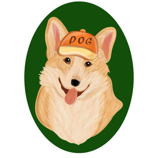 Empreinte de chien Corgi — Image vectorielle