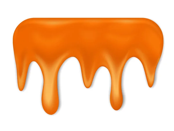 Caramel goutte à goutte vecteur — Image vectorielle