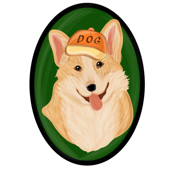 Empreinte de chien Corgi — Image vectorielle