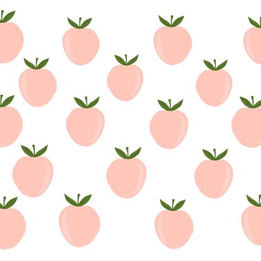 Şeftali desen vektörü