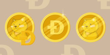 Dogecoin DOGE vektörü