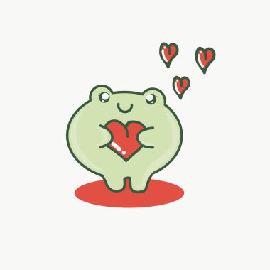 Kurbağa vektör illüstrasyonu EPS10