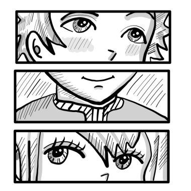 Anime manga tasarımı