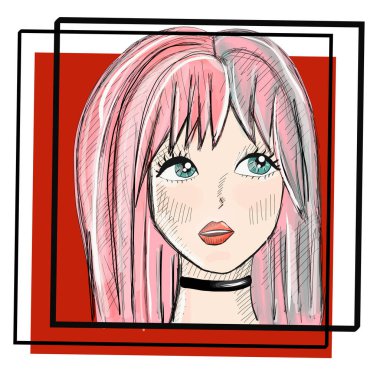 Anime manga tasarımı