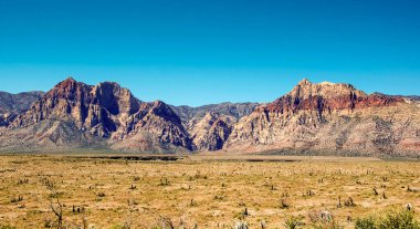 Las Vegas 'ın dışındaki Kızıl Kaya Kanyonu Ulusal Korunağı' nın manzarası