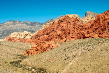 Las Vegas 'ın dışındaki Kızıl Kaya Kanyonu Ulusal Korunağı' nın manzarası