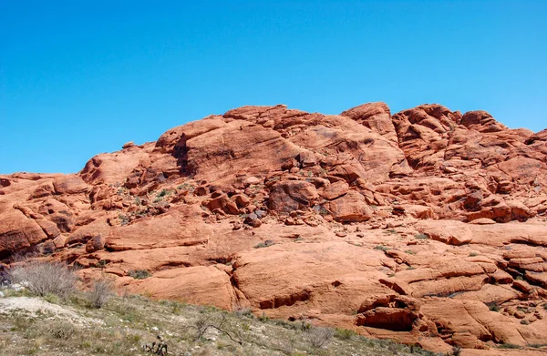 Krajobraz Rezerwatu Narodowego Red Rock Canyon Obrzeżach Las Vegas — Zdjęcie stockowe