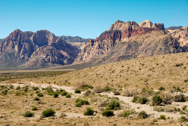 Reserva Nacional Paisaje Del Cañón Red Rock Las Afueras Las — Foto de Stock