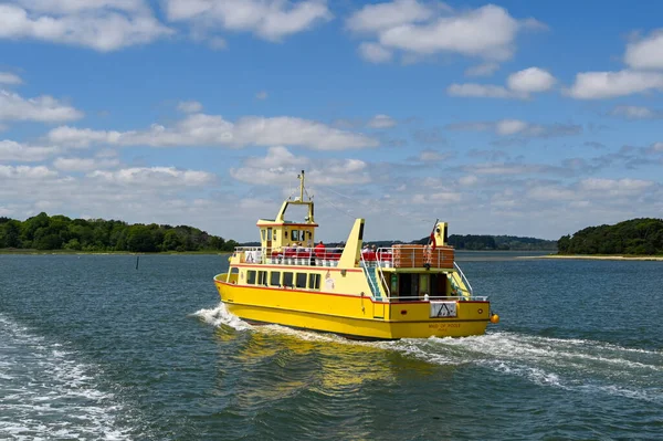 Poole England Juni 2021 Turist Sightseeing Båt Segling Poole Bay — Stockfoto