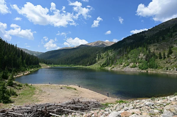 Reservoir Urad Atas di Arapaho National Forest, Colorado. — Stok Foto