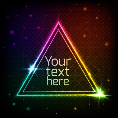 Metnin için alanı olan soyut geometrik arkaplan