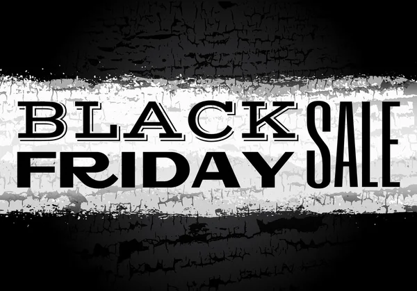 Black Friday anúncio sobre fundo giz — Vetor de Stock