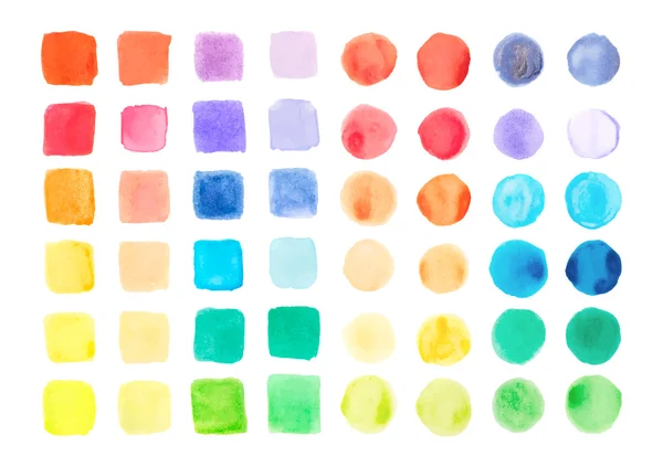 Aquarellfarben Palette, Vektorillustration — Stockvektor