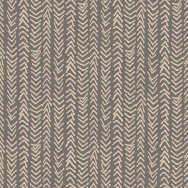 Simple hand drawn tribal inspired pattern clipart