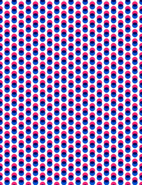 Abstract overlay polka dot naadloze achtergrond — Stockvector