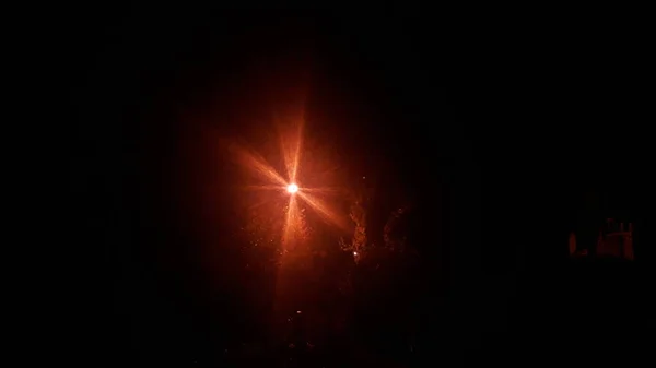 Arkaplanda Parlak Işık Parlaması — Stok fotoğraf