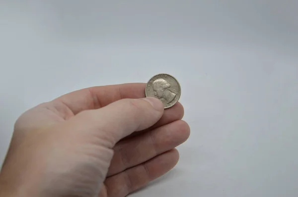 동전으로 재정적 조성을 — 스톡 사진