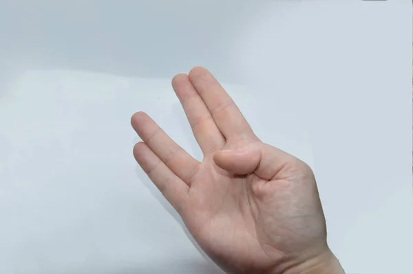 손가락이 기능을 향상시키기 비대칭 운동을 — 스톡 사진