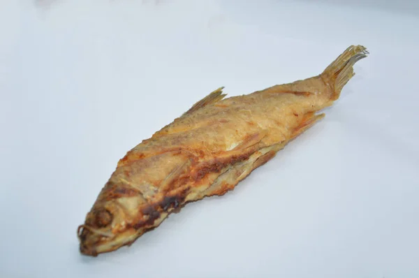 Peixe Rio Frito Branco Chapa — Fotografia de Stock