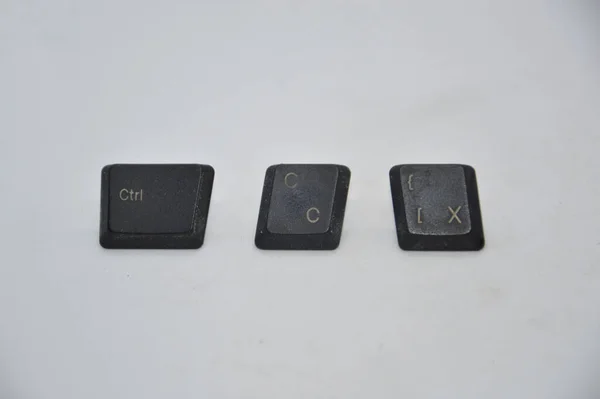 Bilgisayarın Çeşitli Anahtar Kombinasyonları Klavye — Stok fotoğraf