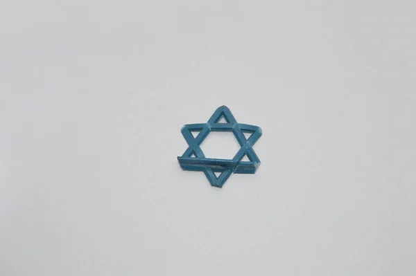 Star David Jewish Symbol Made Plastic — Stock Photo, Image