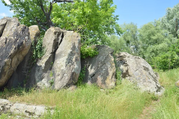 Ancient Large Stones Field — Foto Stock