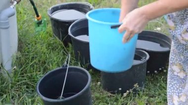 Bahçeye balon püskürtmek için kullanılan madde sulandırılmış.