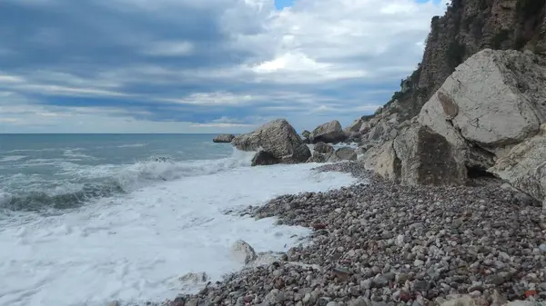 Meer Und Strand Der Adriaküste Von Montenegro — Stockfoto
