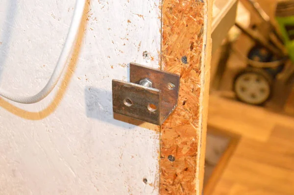 Parafuso Metal Para Proteger Porta — Fotografia de Stock