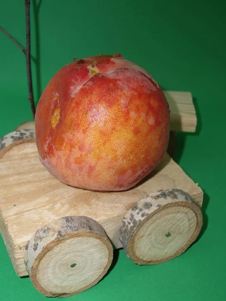 Verdure Cibo Frutta Mobili Legno Modelli — Foto Stock