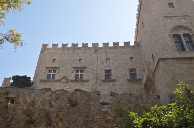 Yunanistan 'da Rodos' ta Eski Şehrin Mimarisi