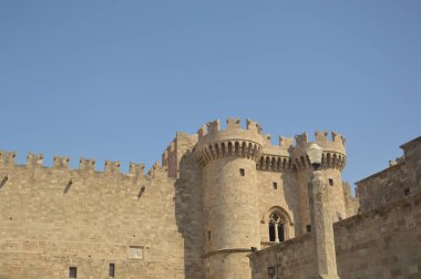 Yunanistan 'da Rodos' ta Eski Şehrin Mimarisi