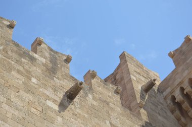 Yunanistan 'da Rodos' ta Eski Şehrin Mimarisi