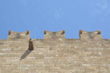 Yunanistan 'da Rodos' ta Eski Şehrin Mimarisi