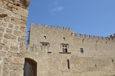 Yunanistan 'da Rodos' ta Eski Şehrin Mimarisi