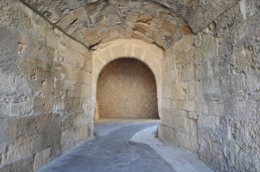 Yunanistan 'da Rodos' ta Eski Şehrin Mimarisi