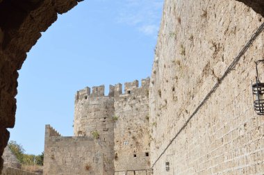 Yunanistan 'da Rodos' ta Eski Şehrin Mimarisi