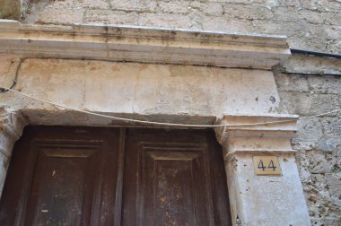 Yunanistan 'da Rodos' ta Eski Şehrin Mimarisi