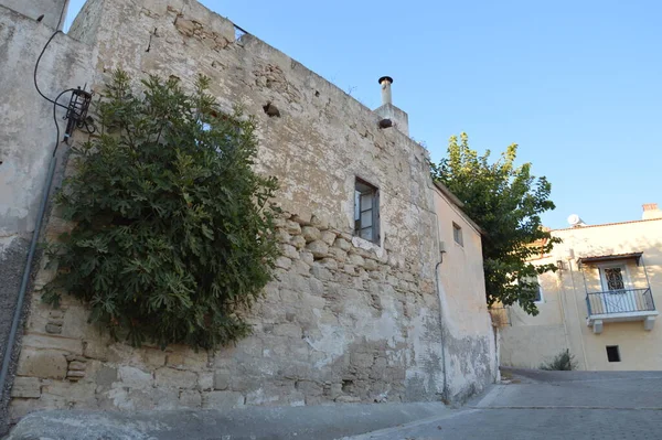 Tradiční Architektura Vesnice Theologos Ostrově Rhodos Řecku — Stock fotografie